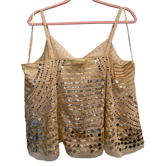 Sequin Mesh Swing Tank - Anthropologie - Picture 2 of 6